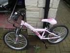Girls Mountain Bike. This bike has hardly been used and....